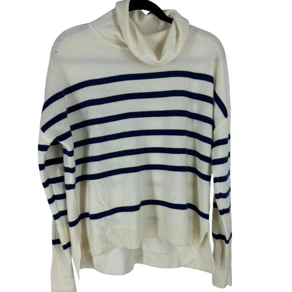 Vineyard Vines 100% Cashmere striped sweater medium - Picture 1 of 4